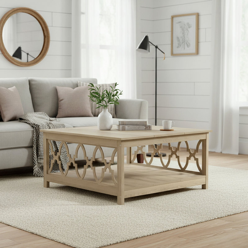 Laurel Foundry Modern Farmhouse® Chessani Square Coffee Table with
